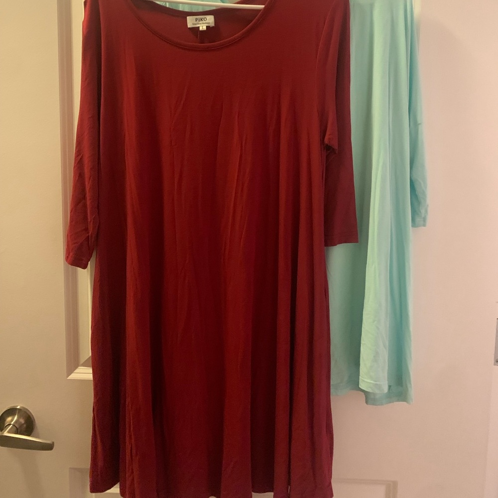 PIKO dress and shirt